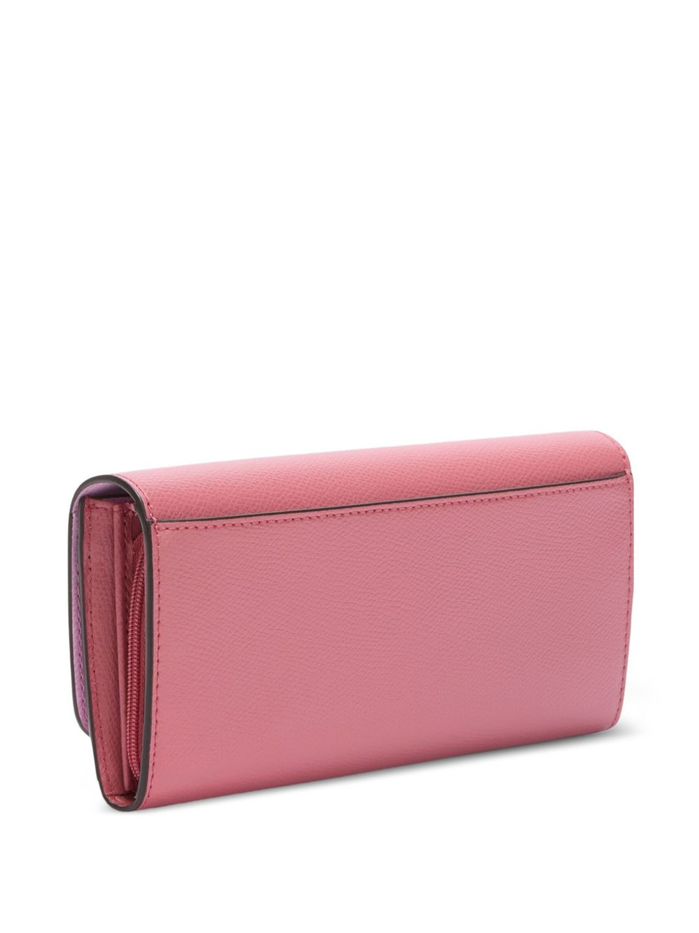 logo-plaque leather wallet - 2