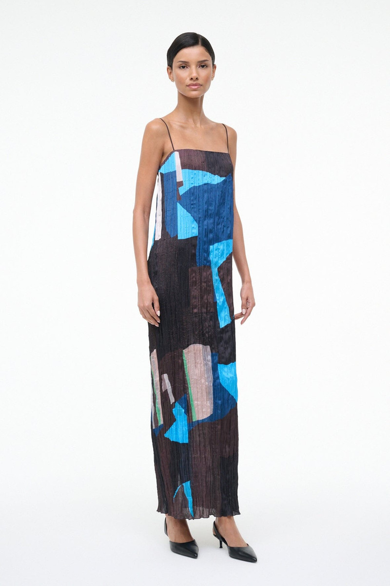 STAUD STAUD MAE DRESS BLUE PRISM outlook