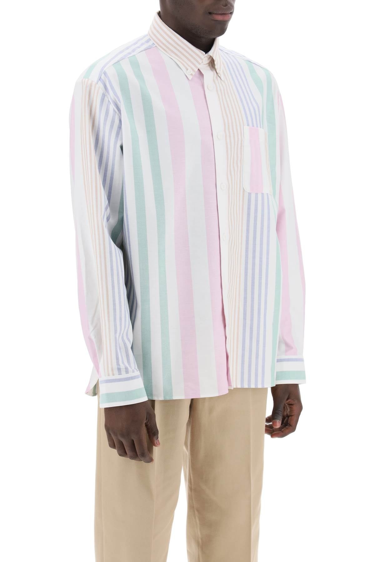 Mateo Striped Oxford Shirt - 4