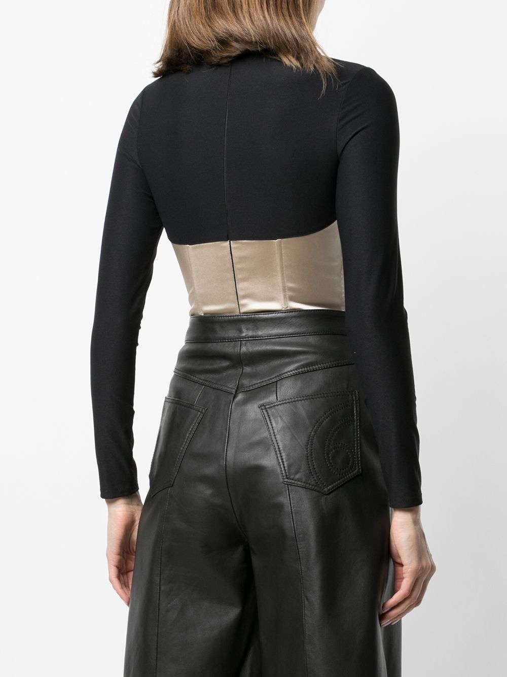 mock neck long-sleeve bodysuit - 4