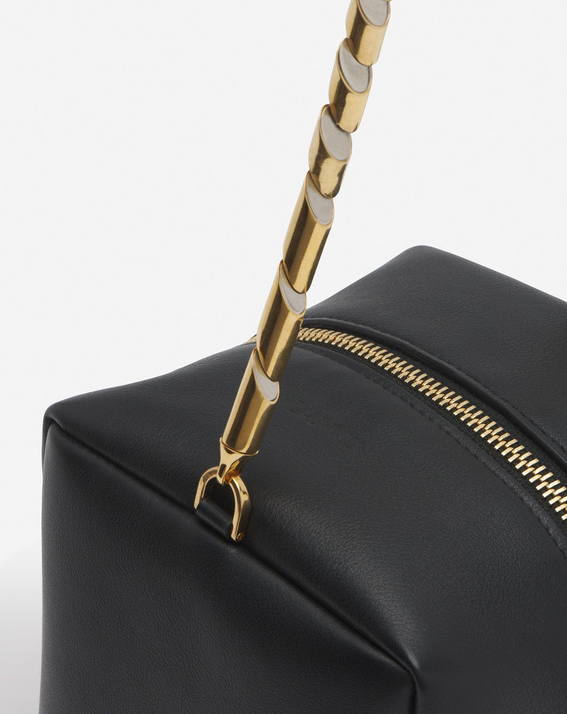 TEMPO BY LANVIN LEATHER BAG WITH SEQUENCE BY LANVIN CHAIN 4