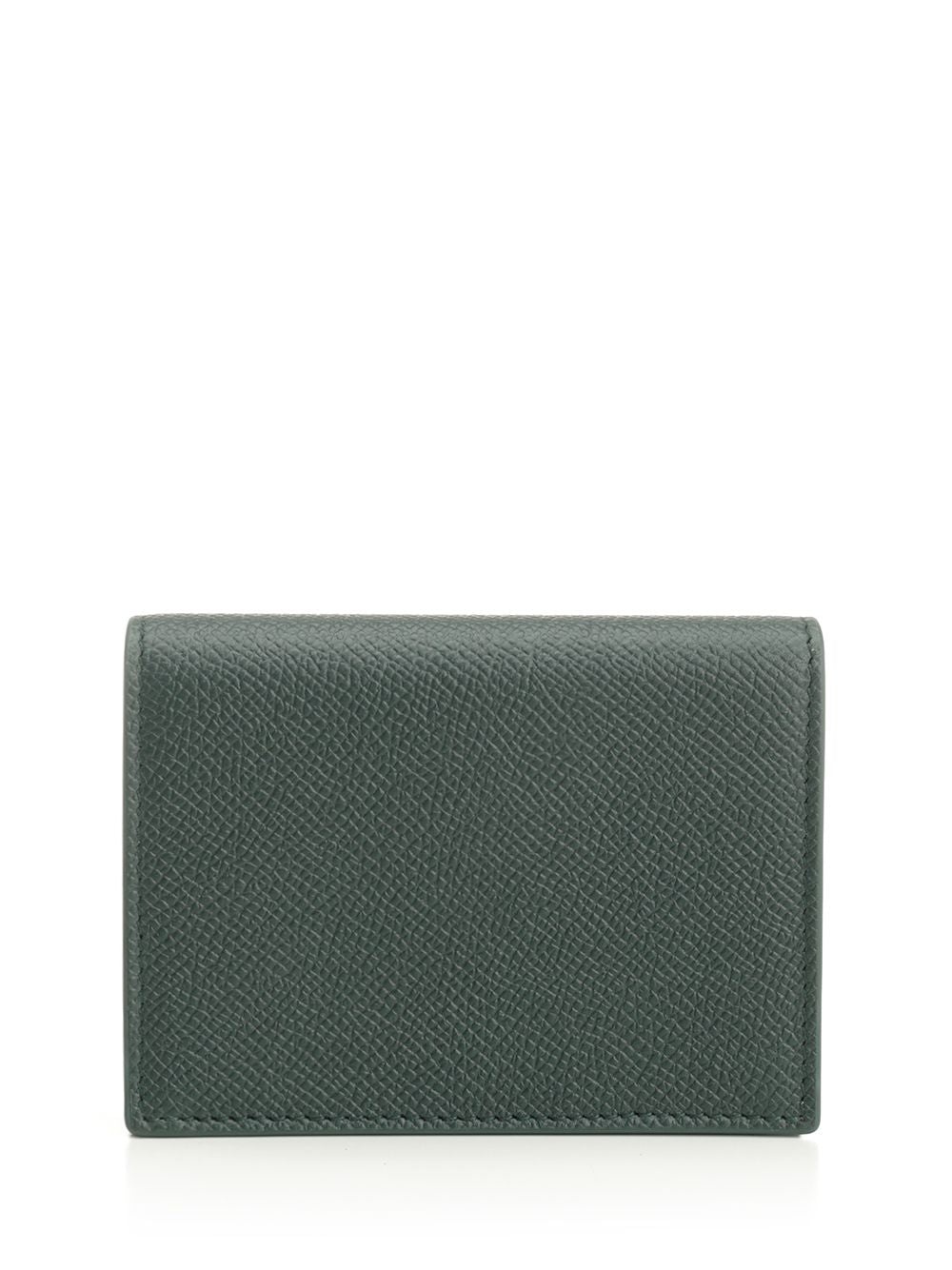Micro Gancio Business Card Card Case With Zip Wallets Green - 3