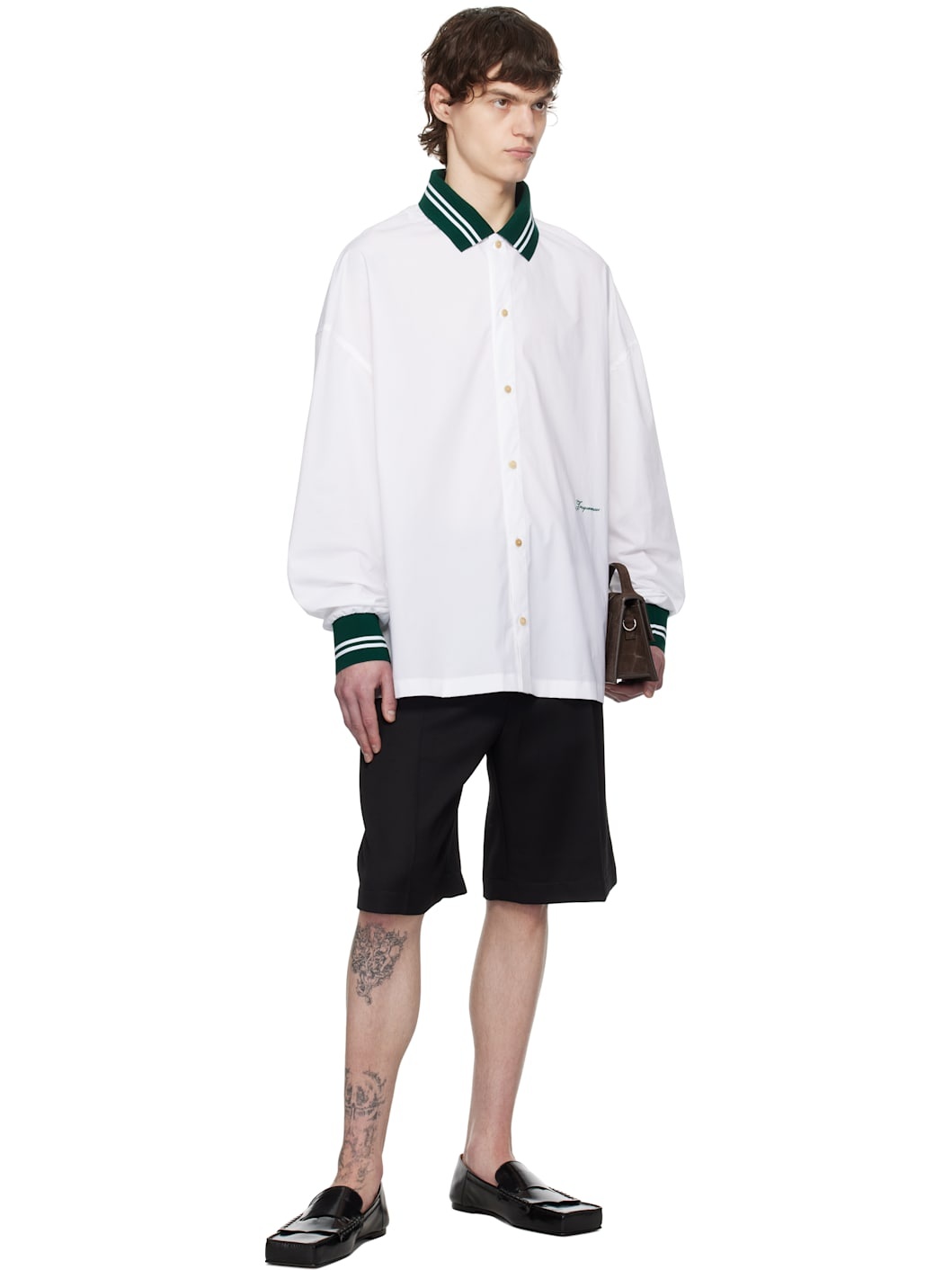 White La Croisière 'The Baseball long-sleeve' Shirt - 4