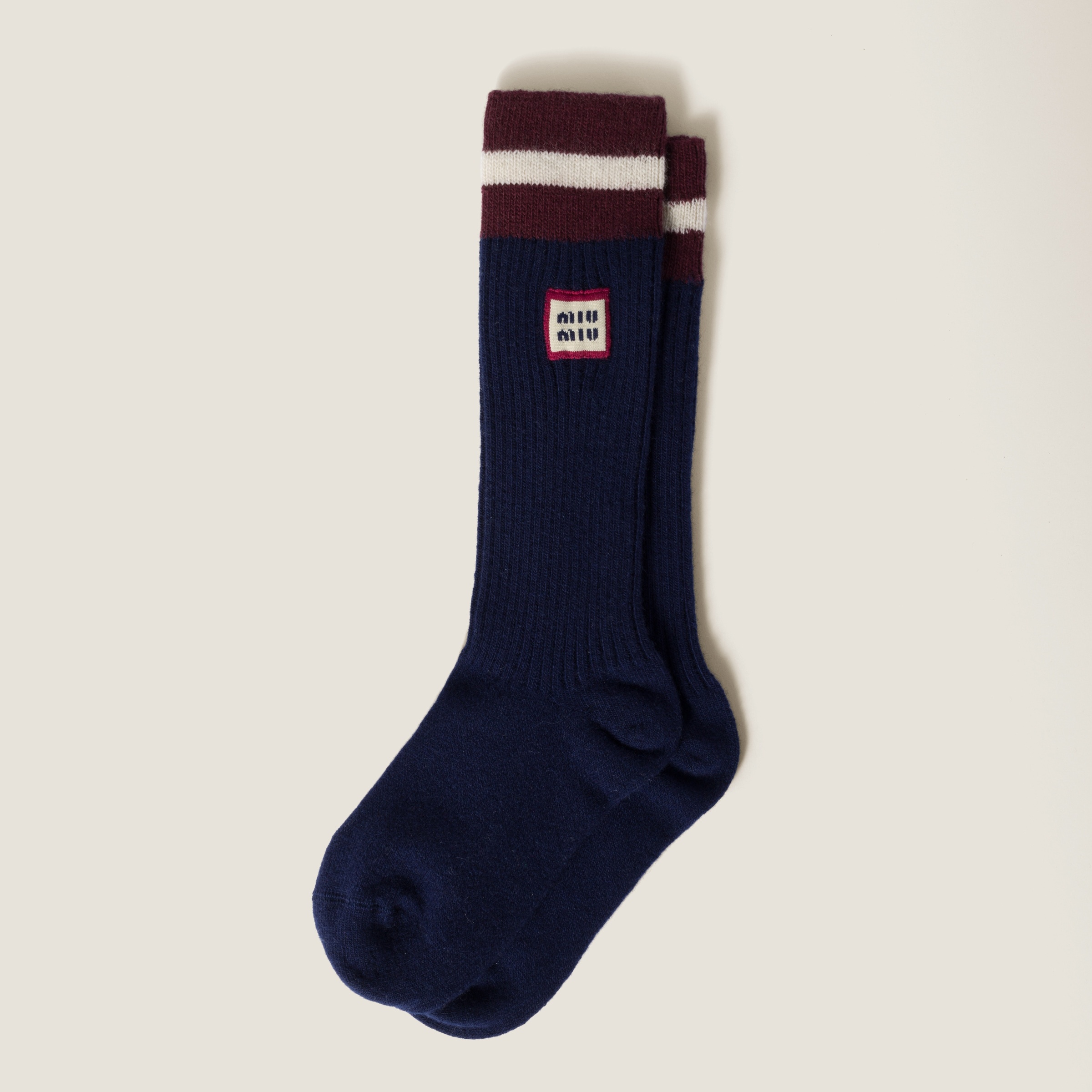 Wool and cashmere socks - 1