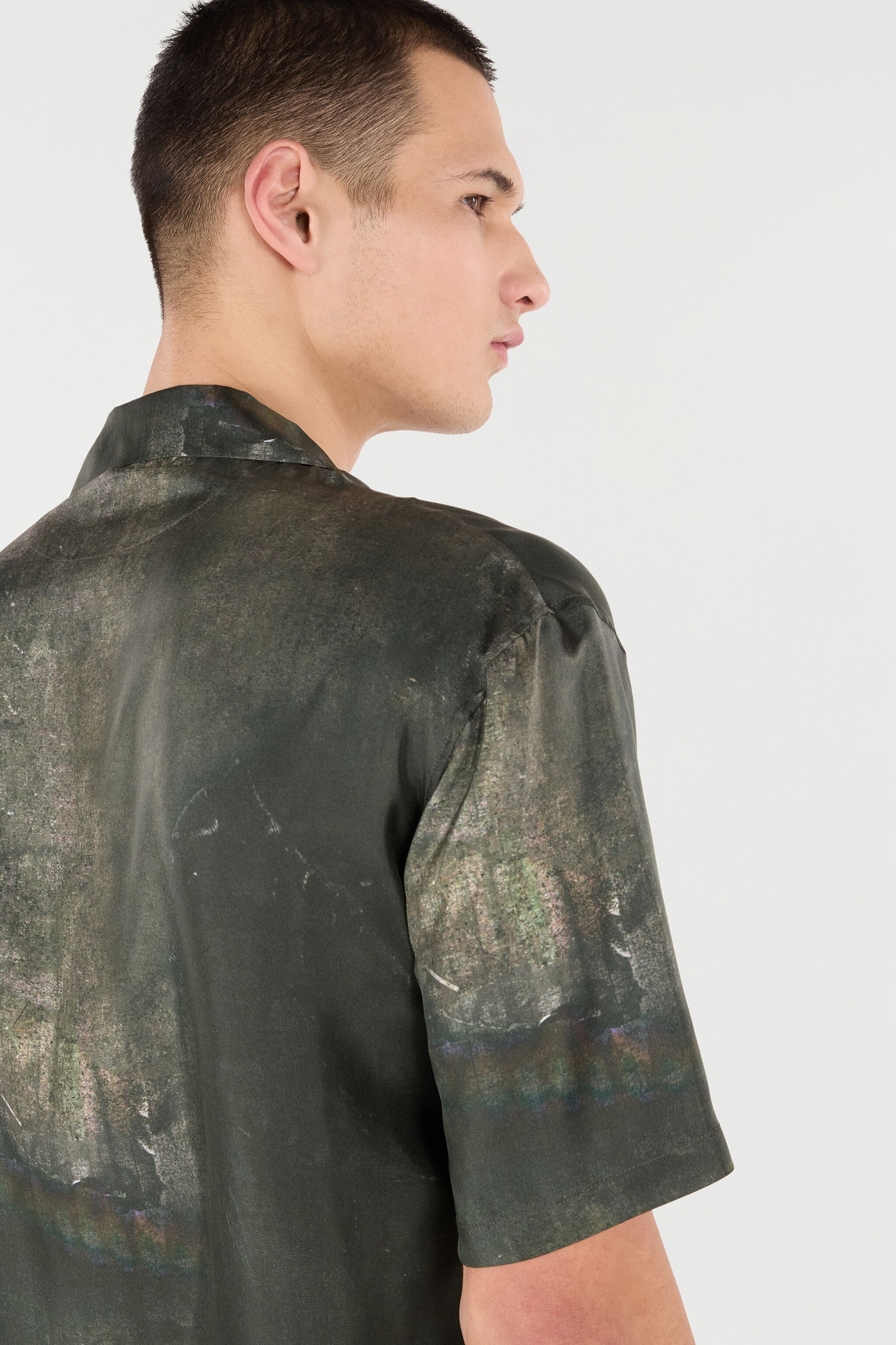 Silk Shirt With Roses And Snakes Print - 7