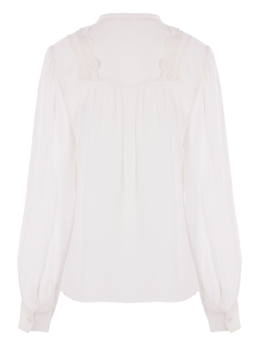 silk embroidered shirt - 2
