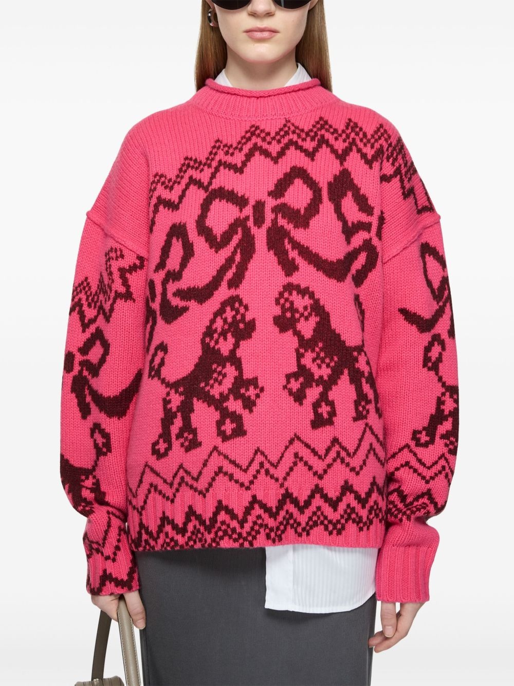 jacquard sweater - 3