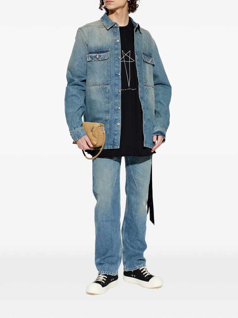 Rick Owens DRKSHDW Fog Cut belt-loop jeans outlook