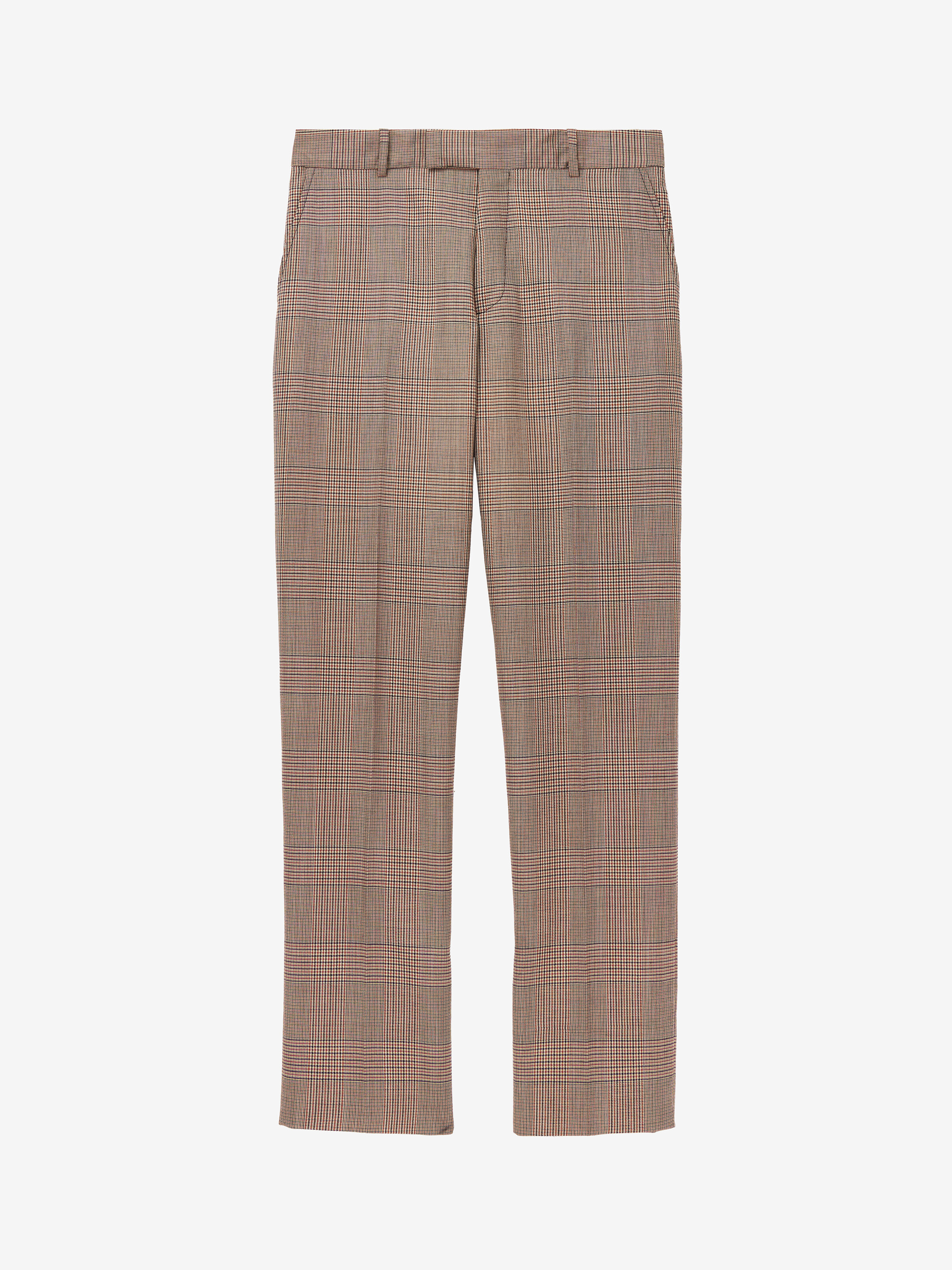 Low-Waisted Cigarette Trousers - 1