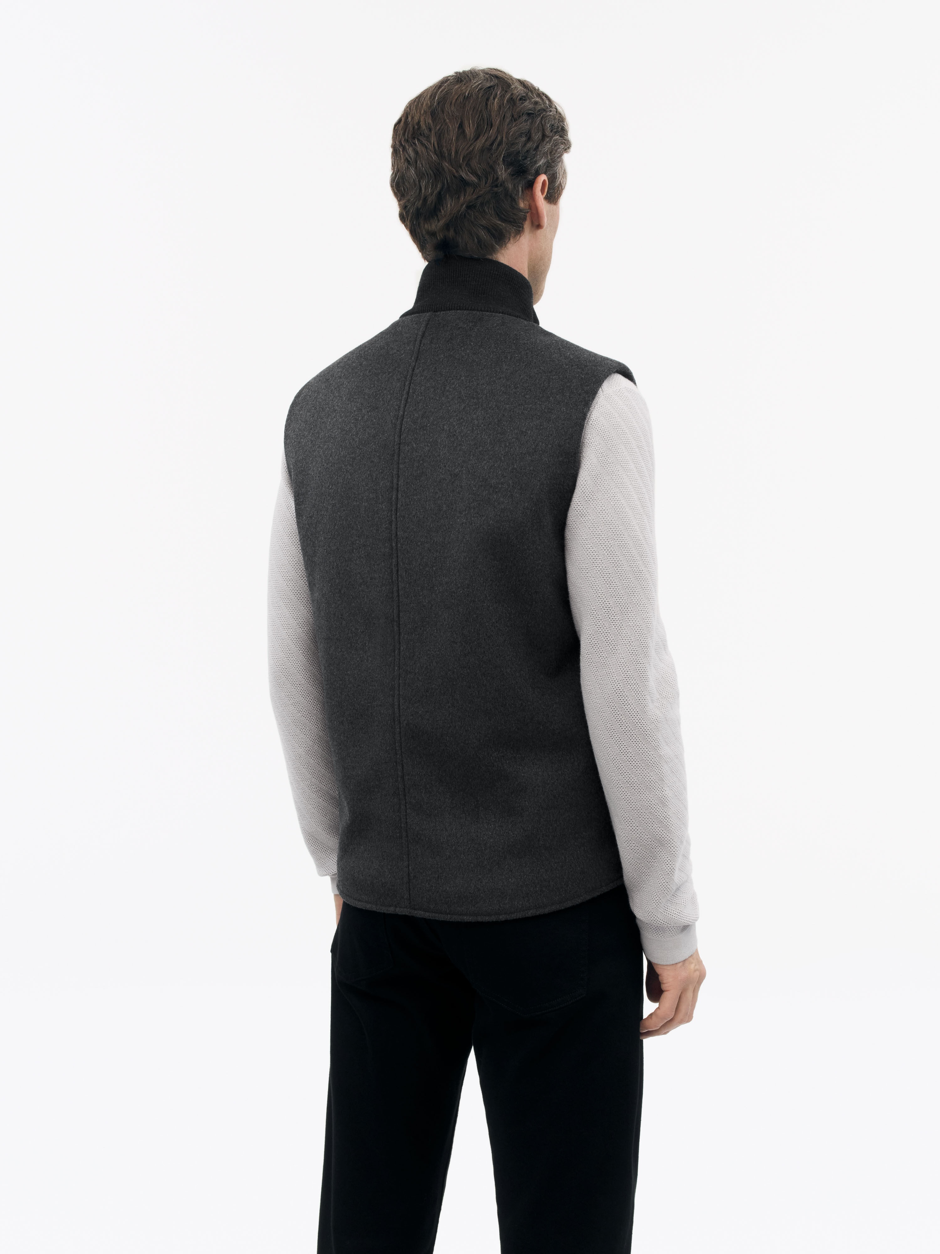 Elier Wool Blend Vest - 3