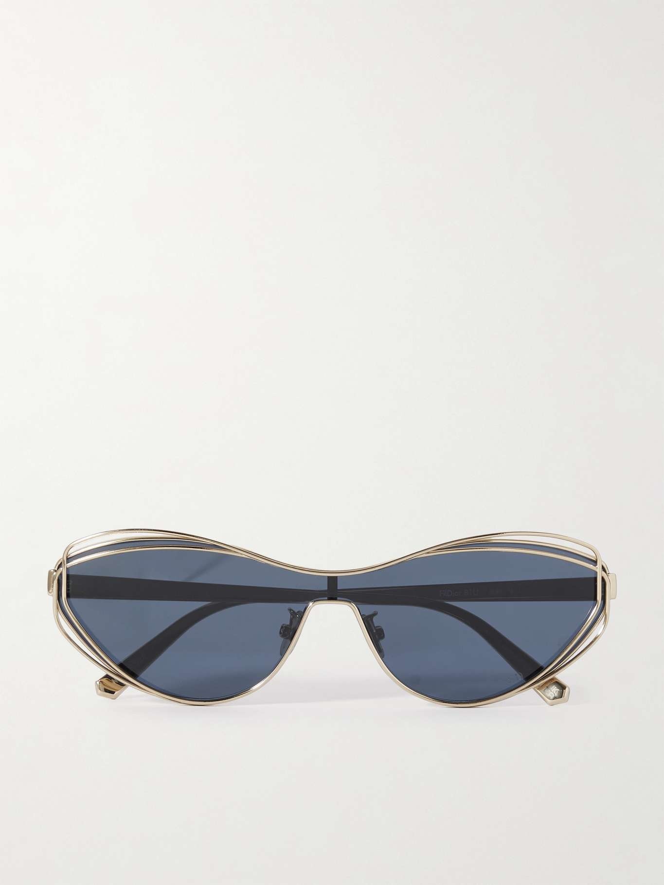 Dior FilDior M1U cat-eye gold-tone sunglasses | REVERSIBLE