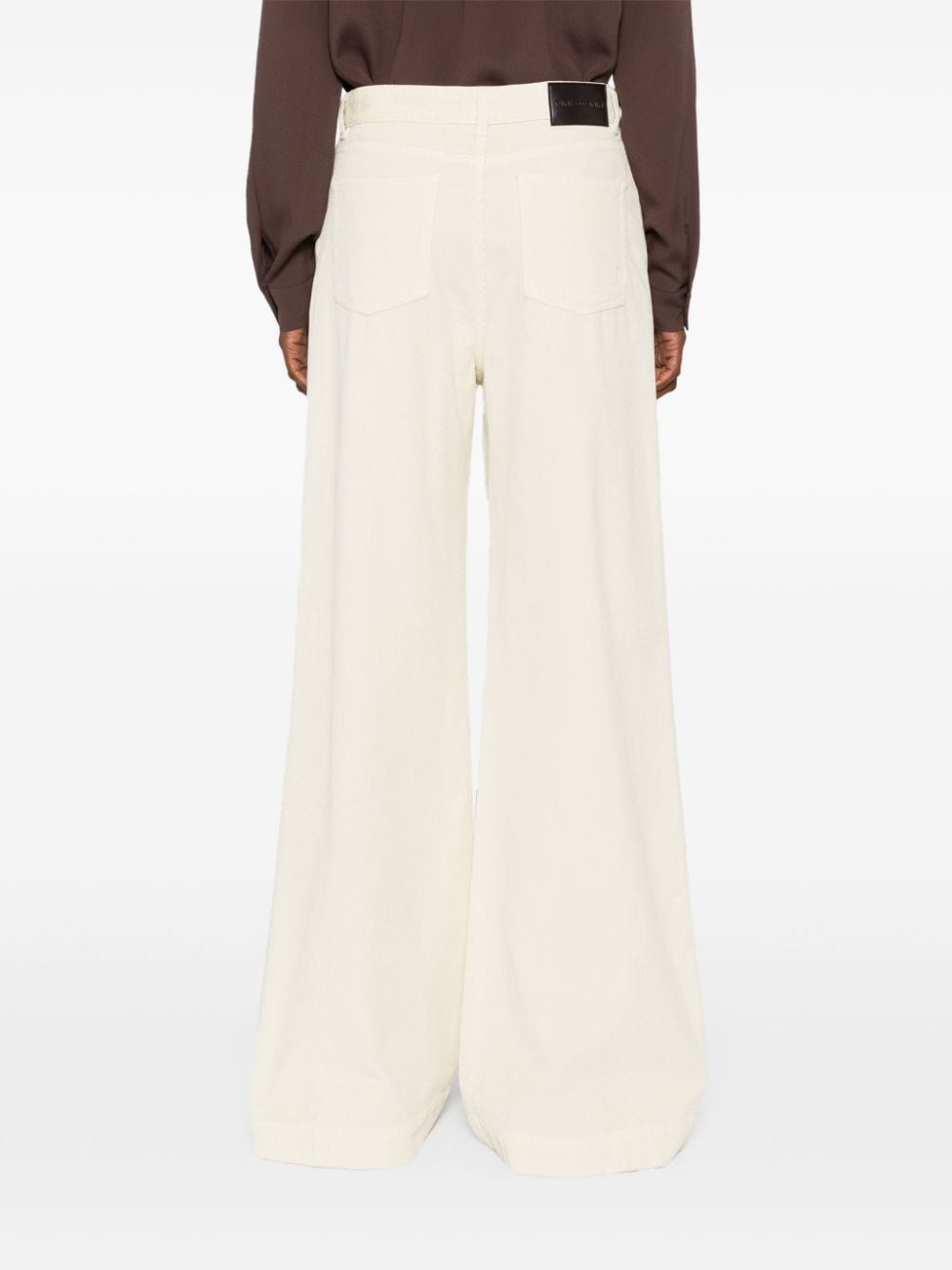 corduroy palazzo pants - 4