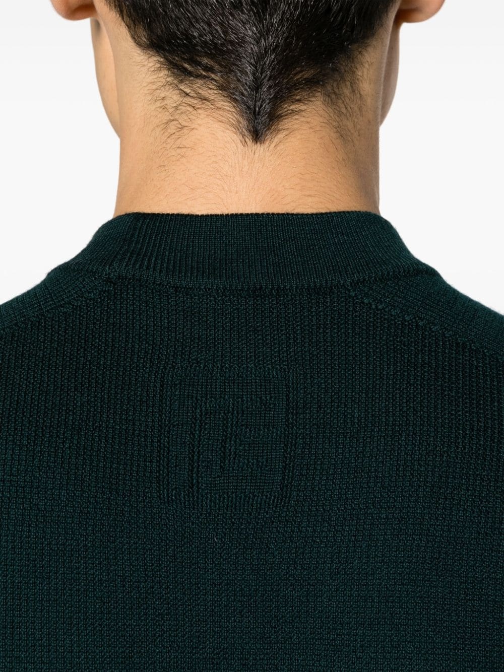 mock-neck merino jumper - 5