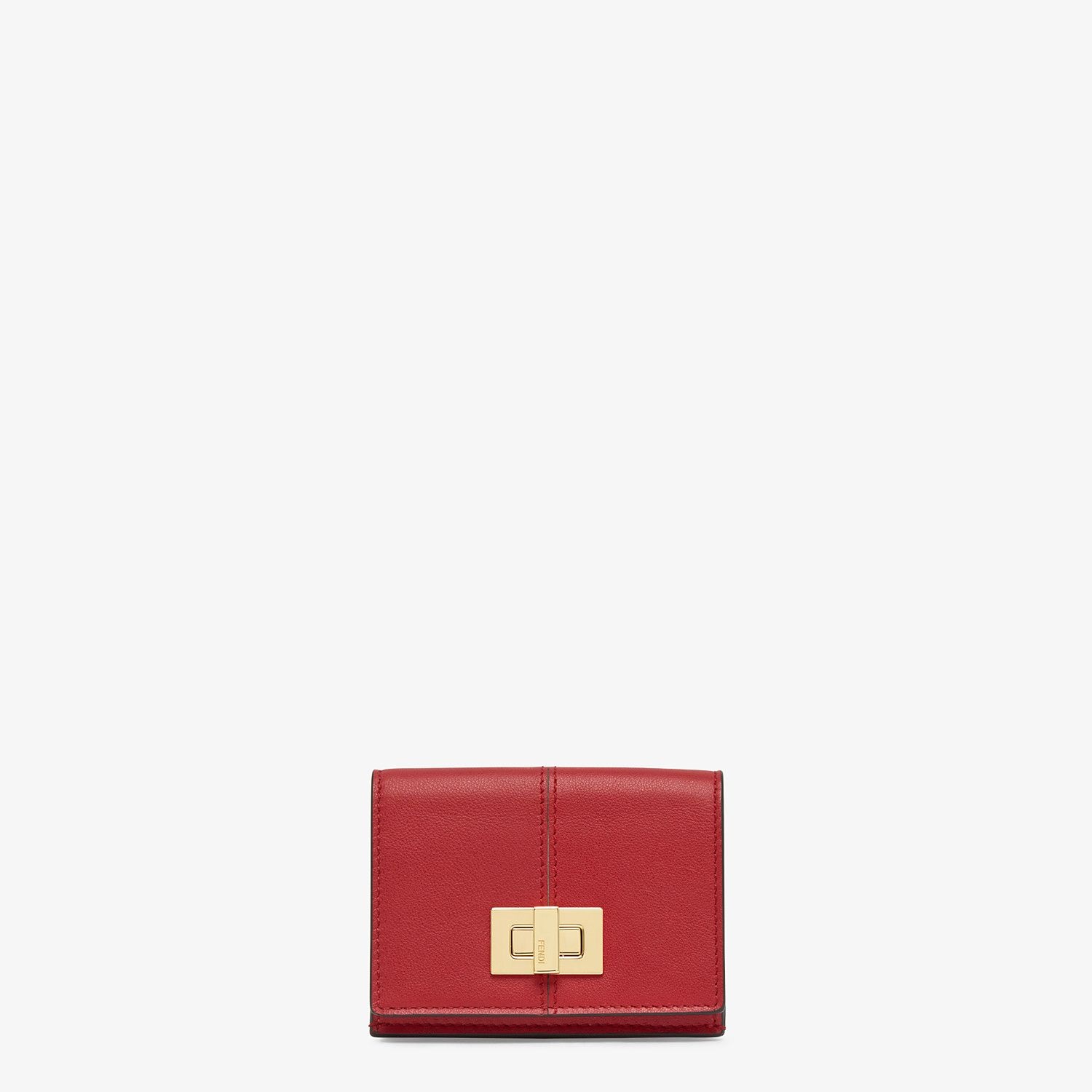 Red leather wallet - 1