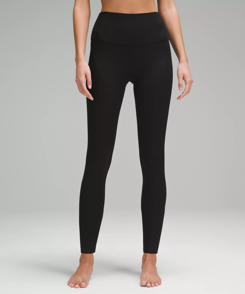 lululemon AlignTM 고층 늑골 바지선 28" 1