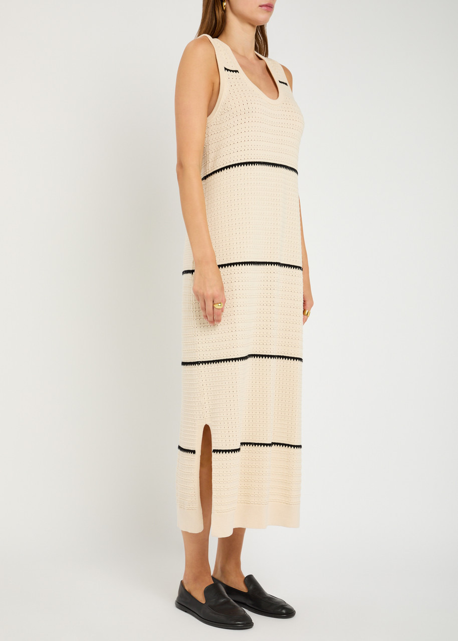 Varley Scott Scoop Neck Knit Midi Dress - 2