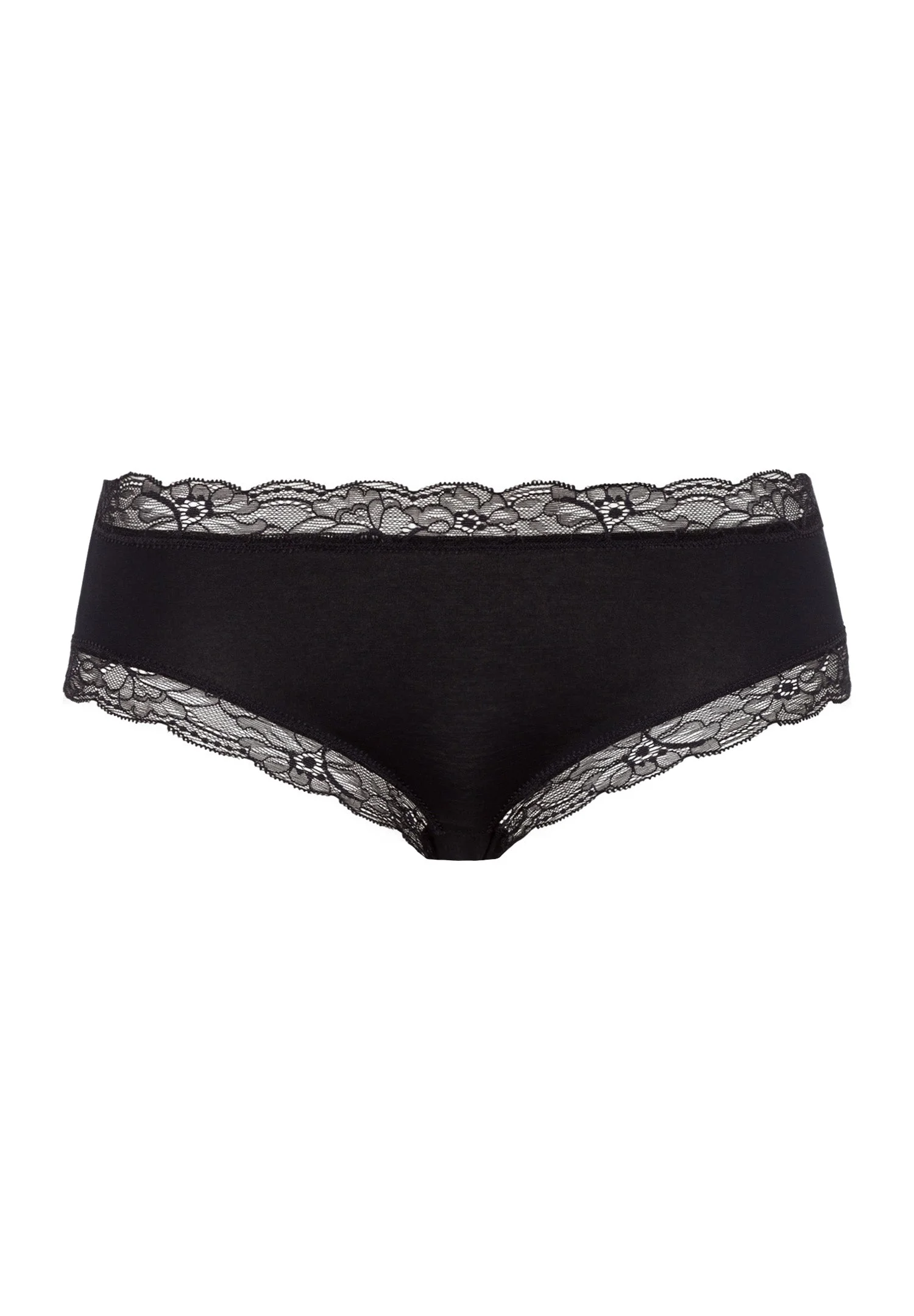 Cotton Lace Lace Trim Cotton Hipster - 1