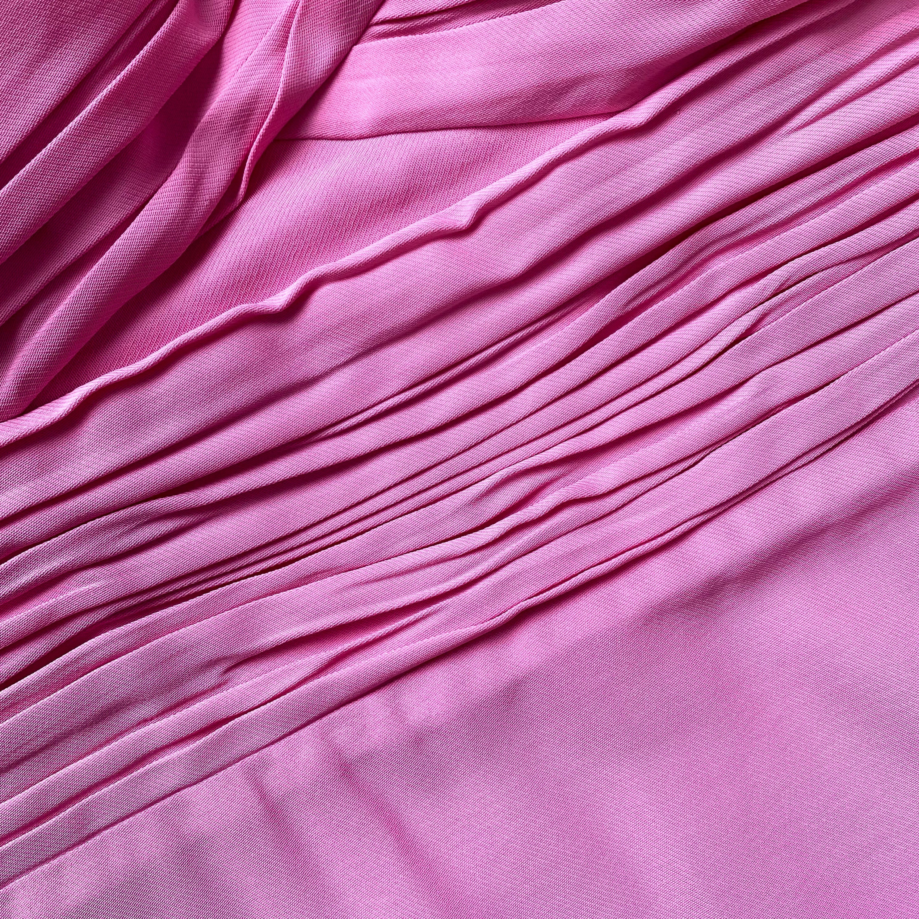 Pink Iris Midi Dress - 5