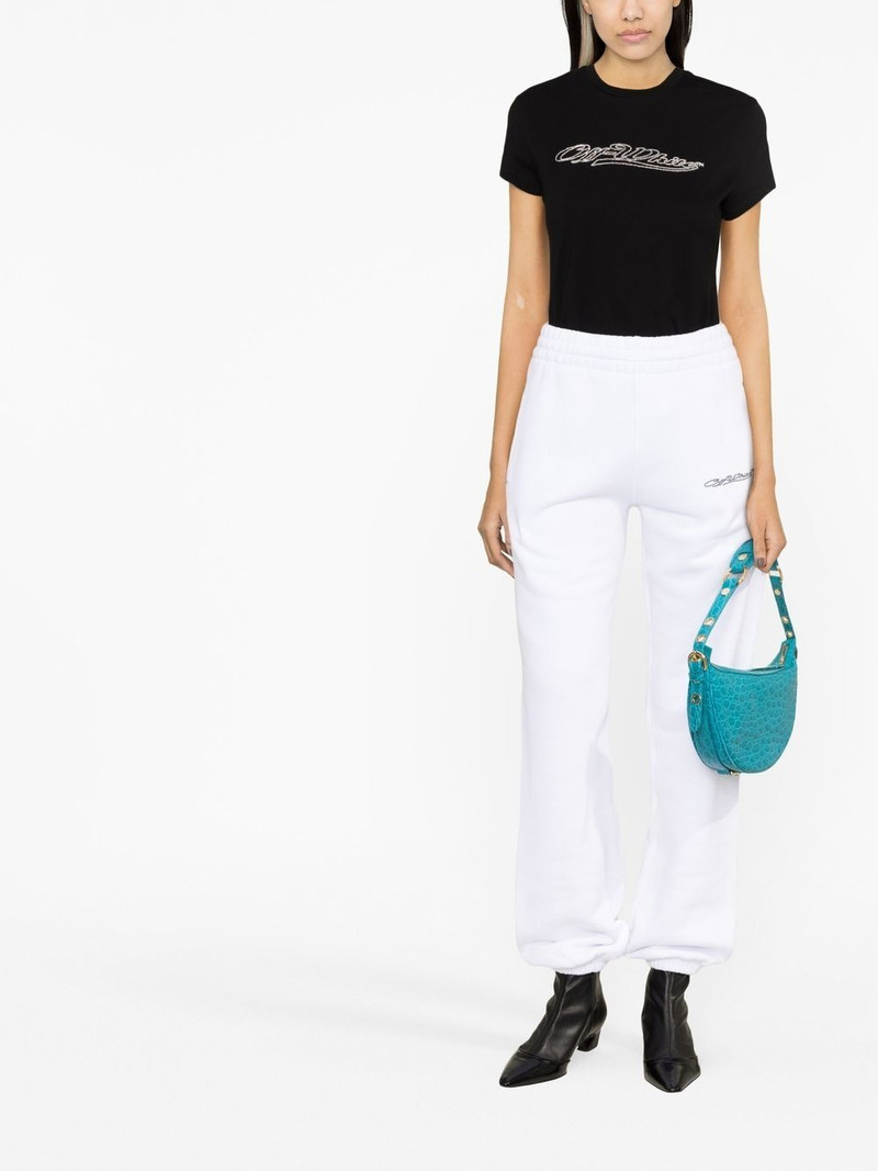 Off-White Bling logo-print short-sleeve T-shirt outlook