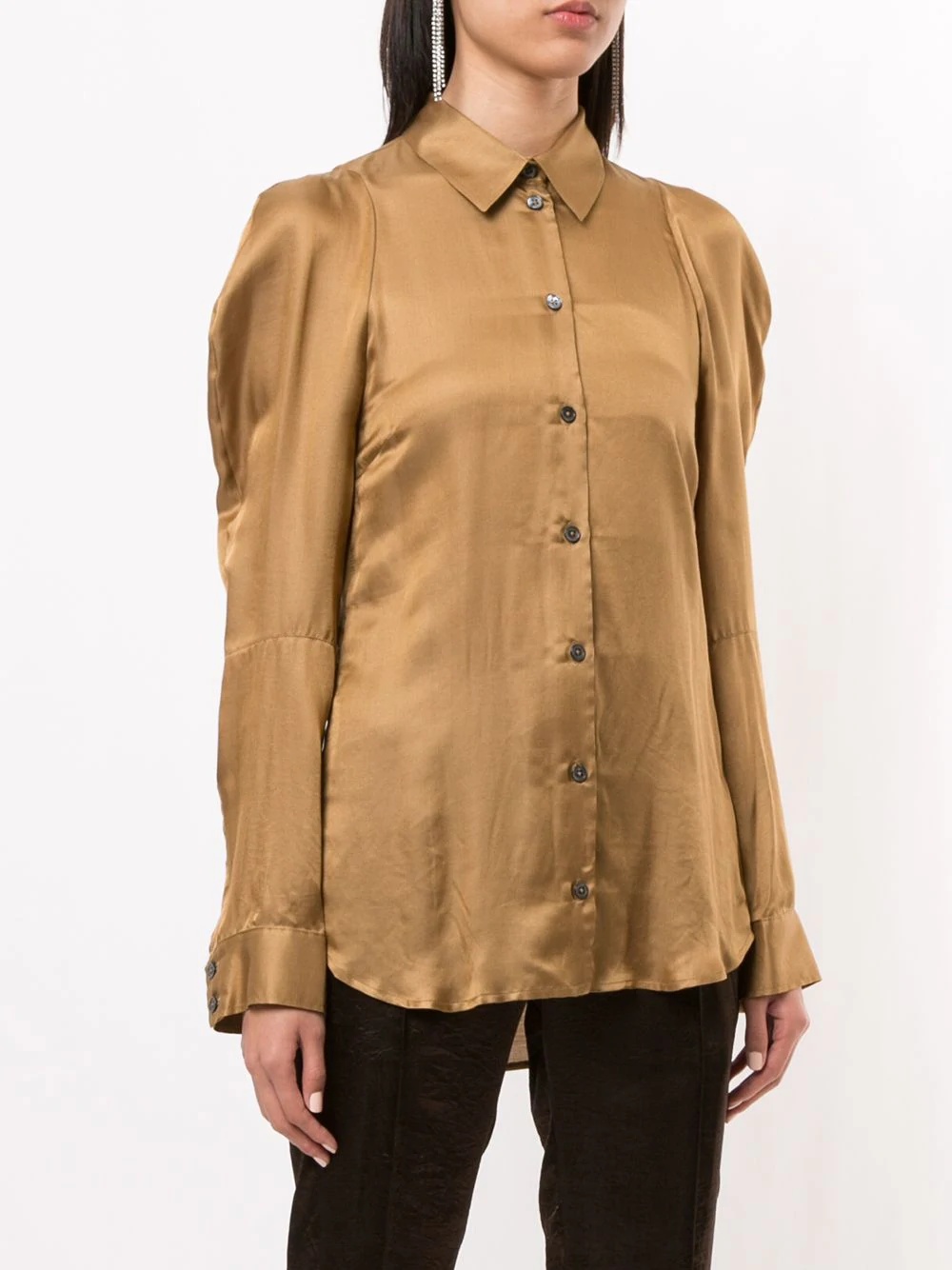 puff sleeve shirt - 3