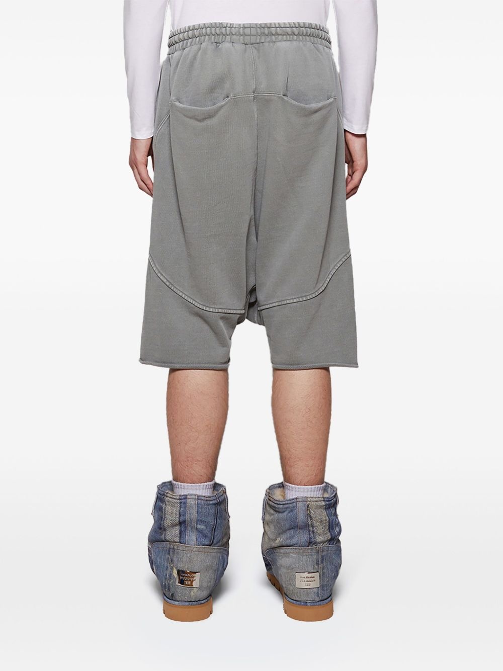 Heavy drop-crotch shorts - 5