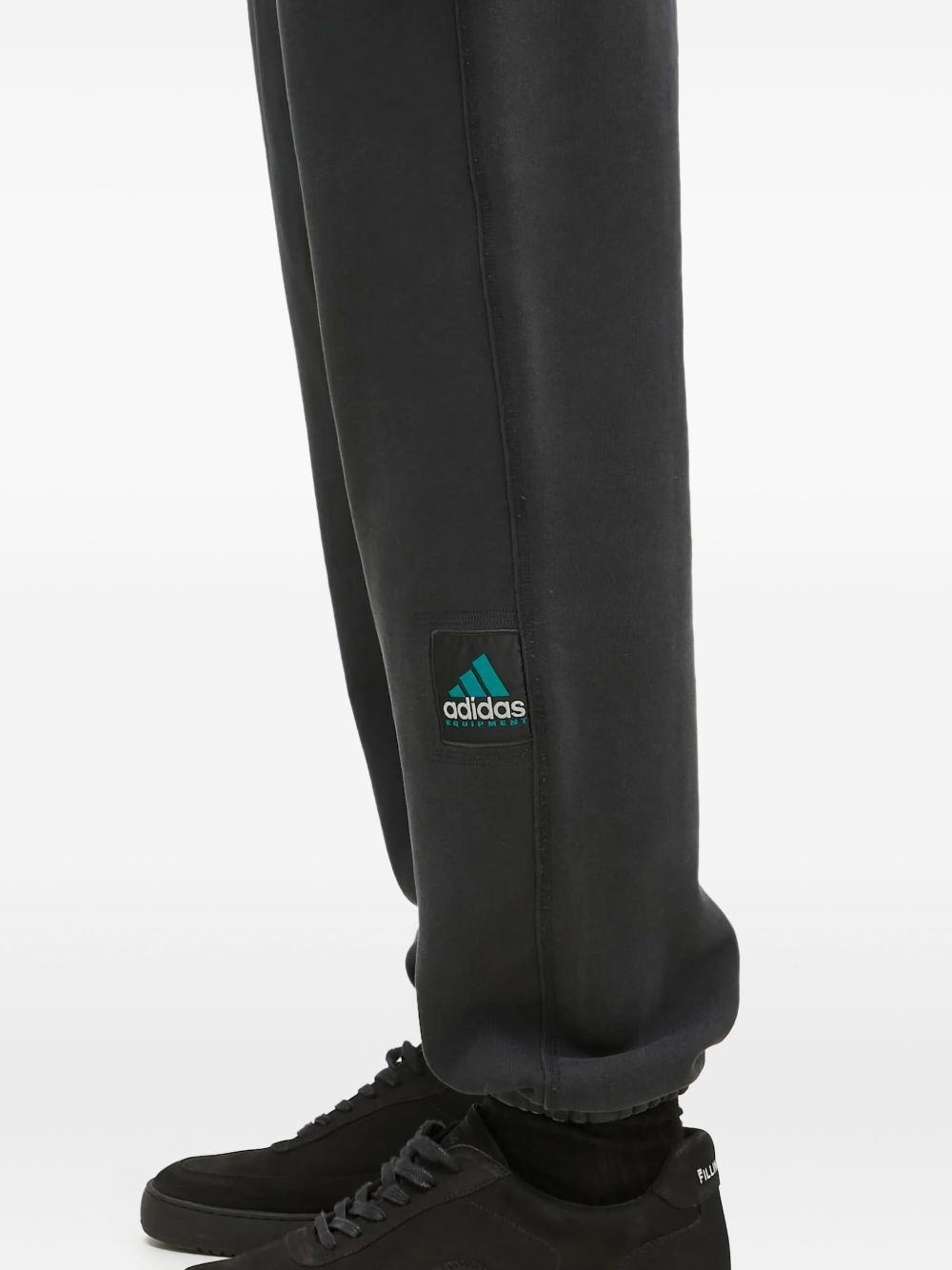 stretch-cotton track pants - 5