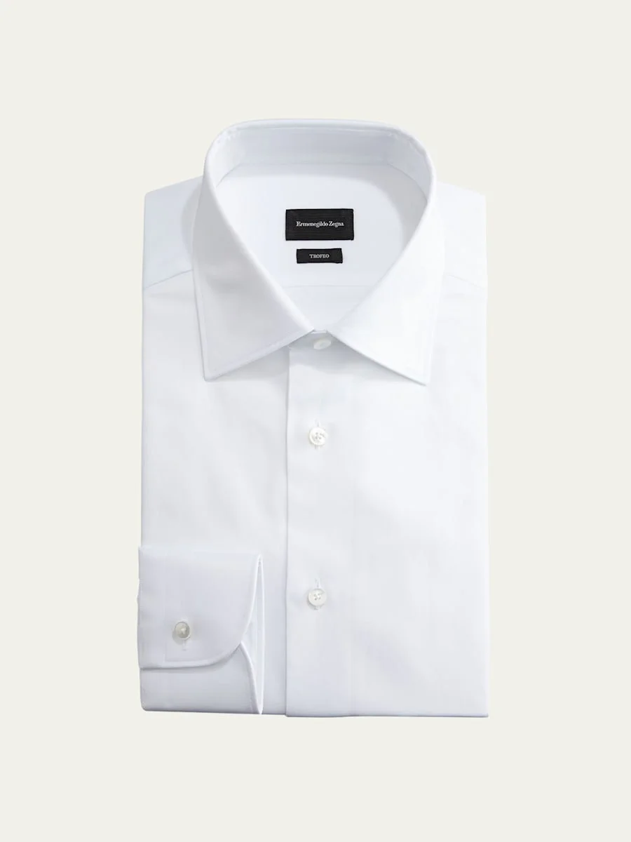 Men's Trofeo® Solid Regular-Fit Dress Shirt - 1