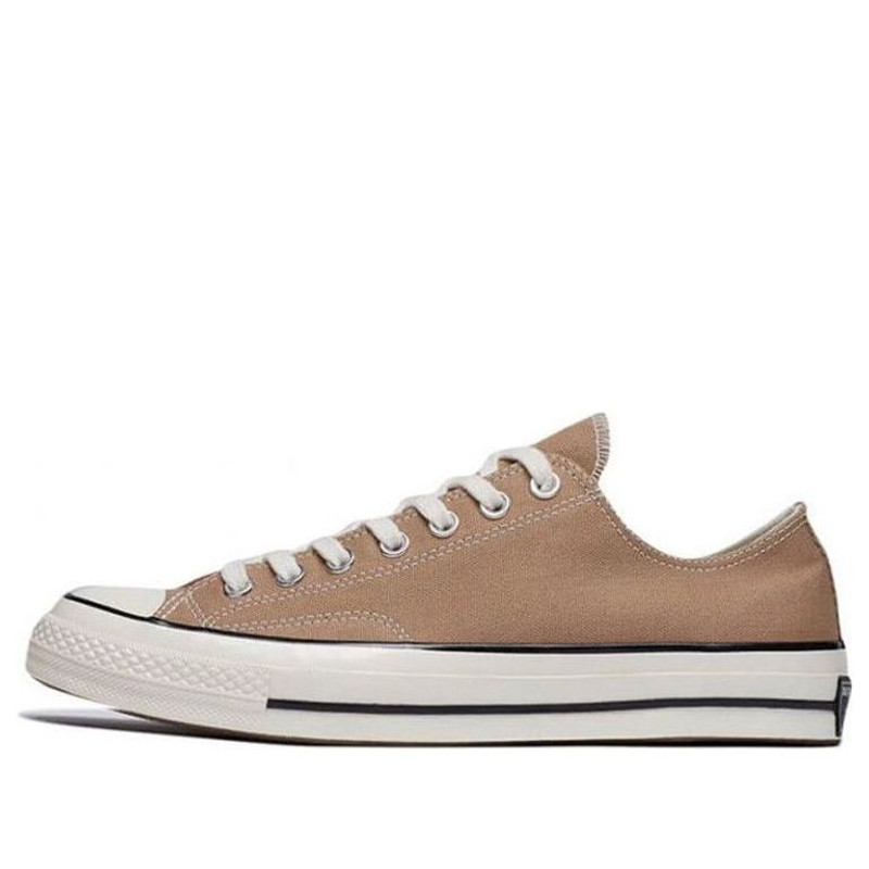 Converse CHUCK 70 OX Low Tops Retro Skateboarding Shoes Brown 161504C - 1