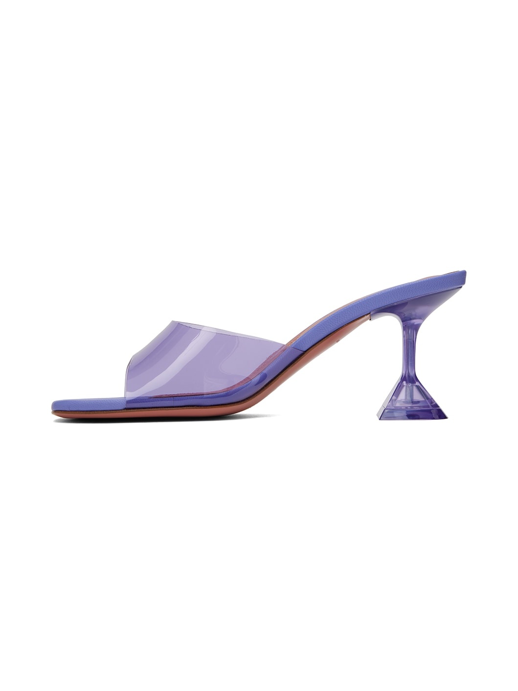 Purple Lupita Glass 70 Heeled Sandals - 3