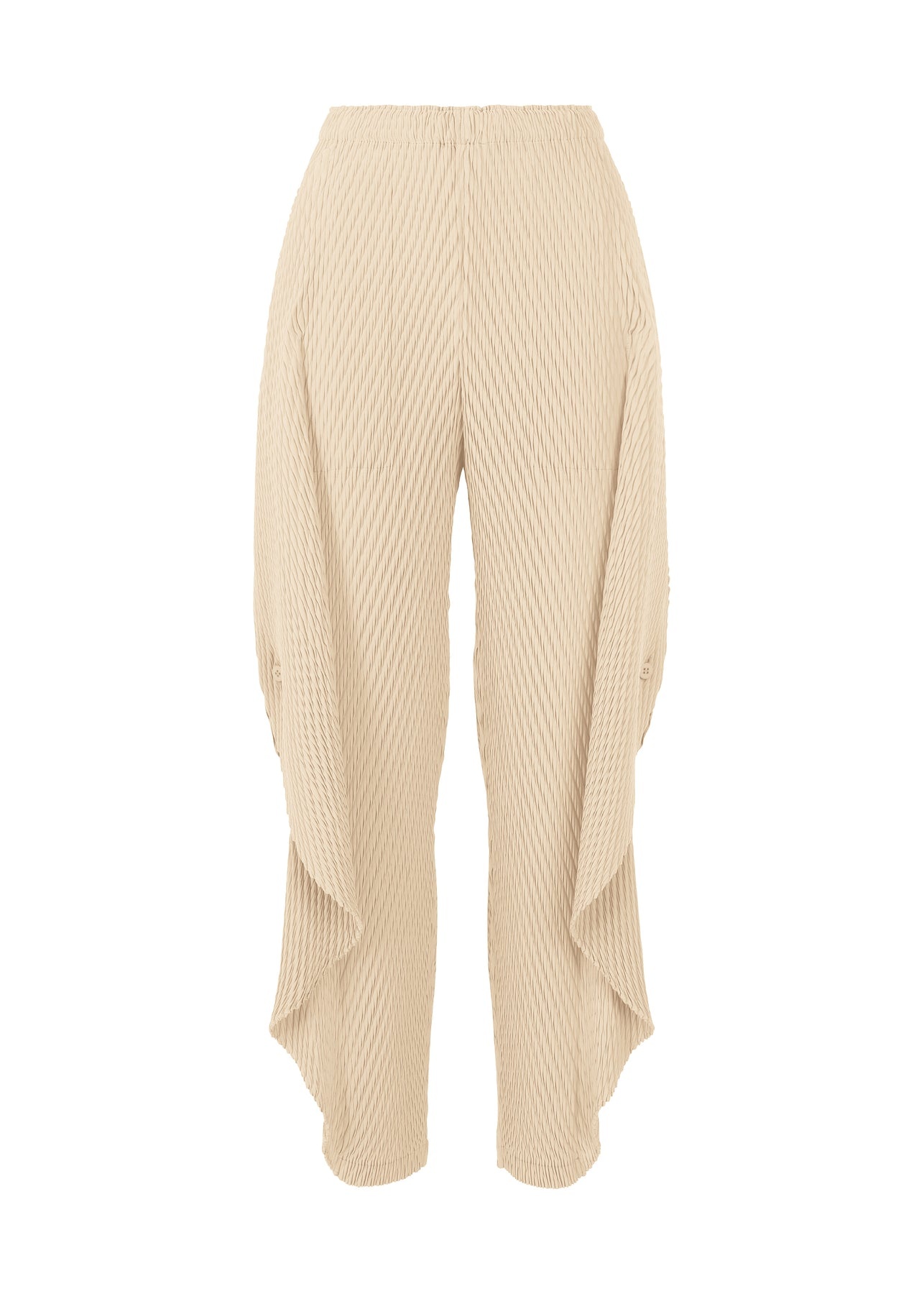 ORBICULAR PLEATS PANTS - 1