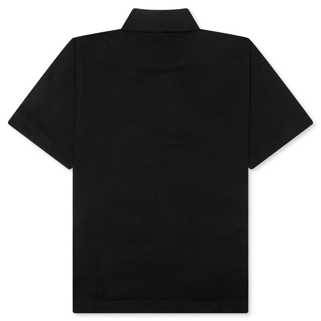 POLO IN COTTON WITH 4G DETAIL - BLACK - 2