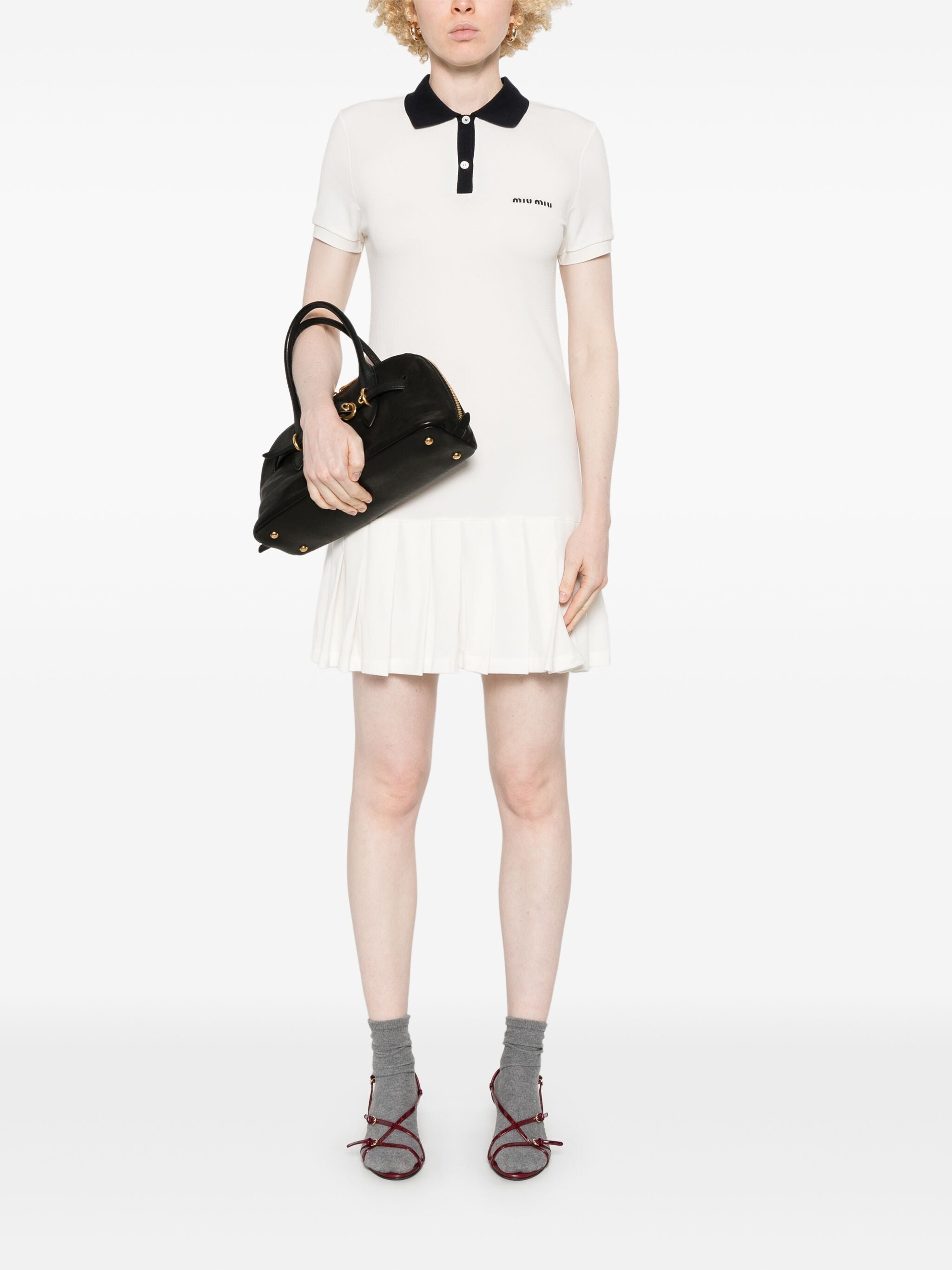 Logo-embroidered Mini Dress - 5