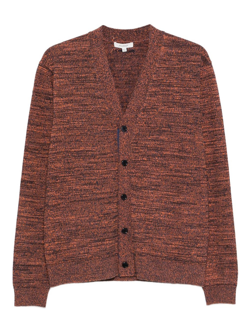 button-front speckled cardigan 1