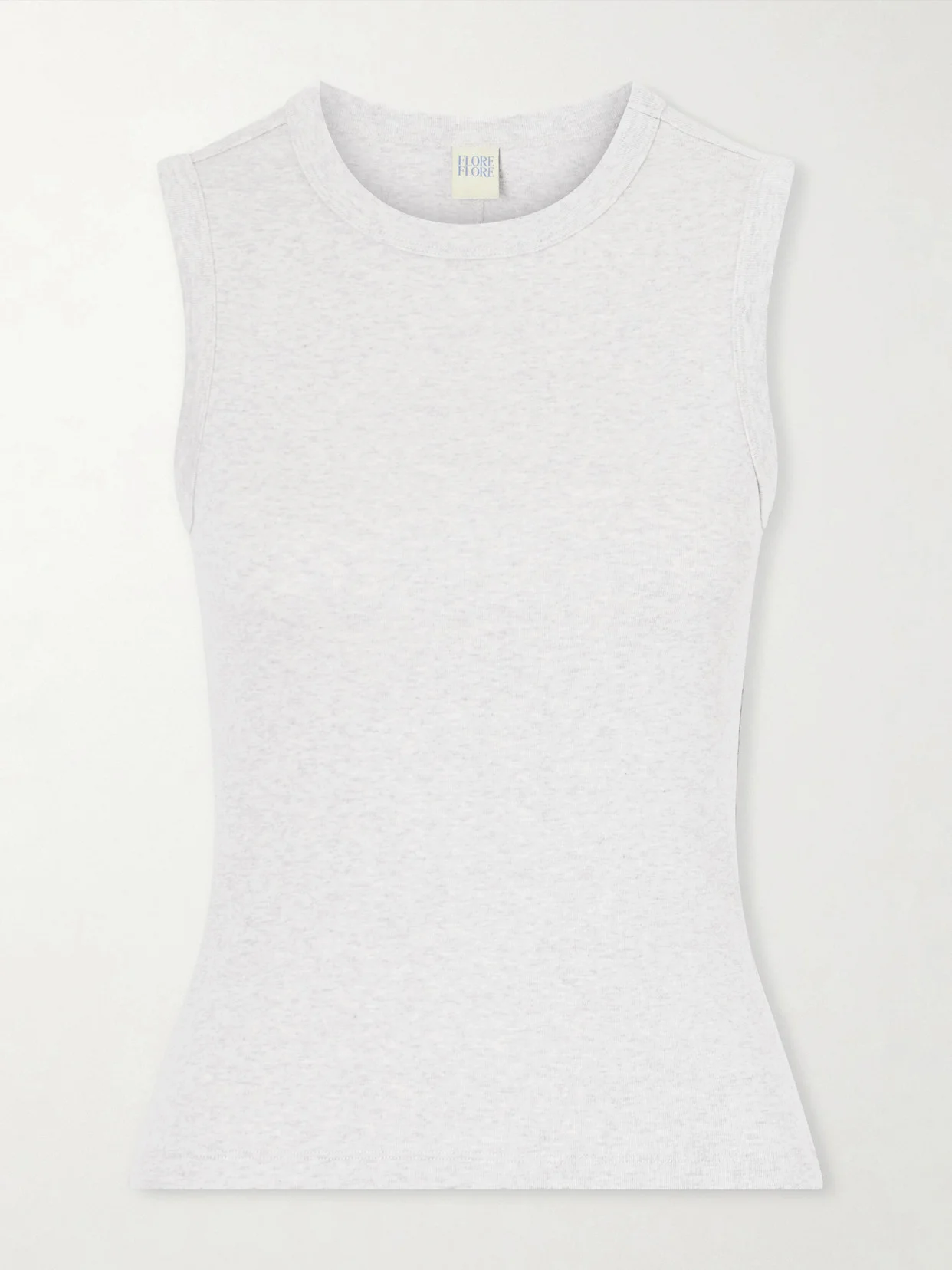 Esmé Ribbed Organic Cotton-jersey Tank - 1