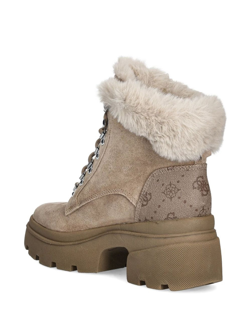 75mm trimmed lace-up ankle boots 3