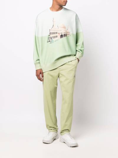 UNDERCOVER building-print sweatshirt outlook