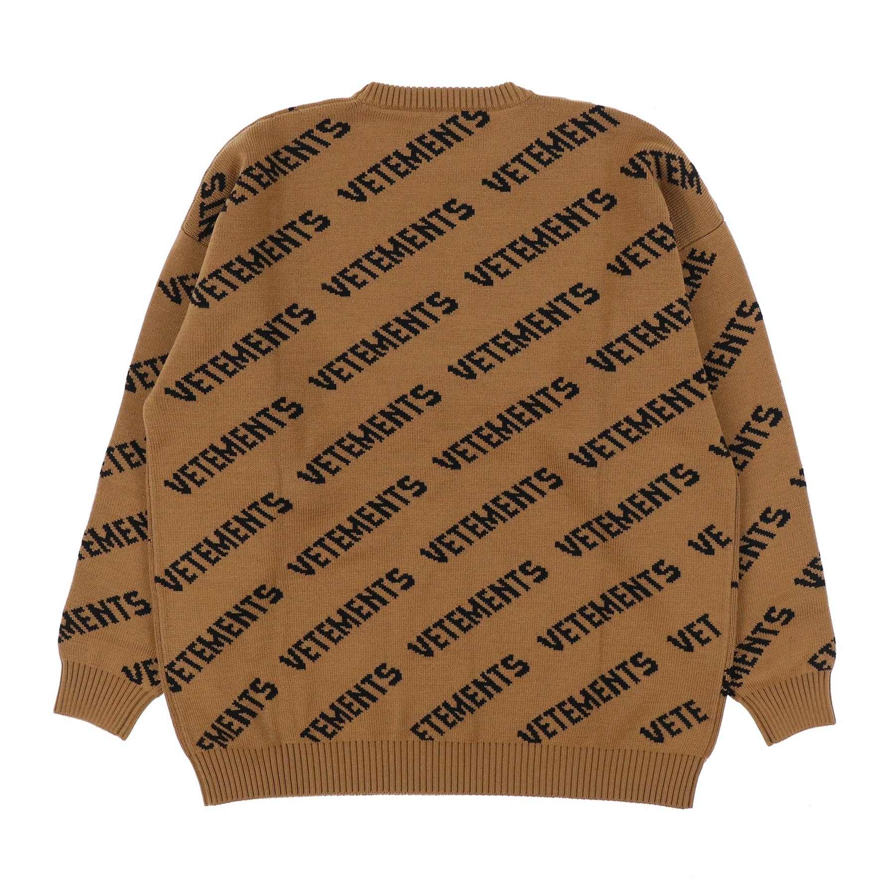 MONOGRAM KNITTED JUMPER / CAMEL - 2