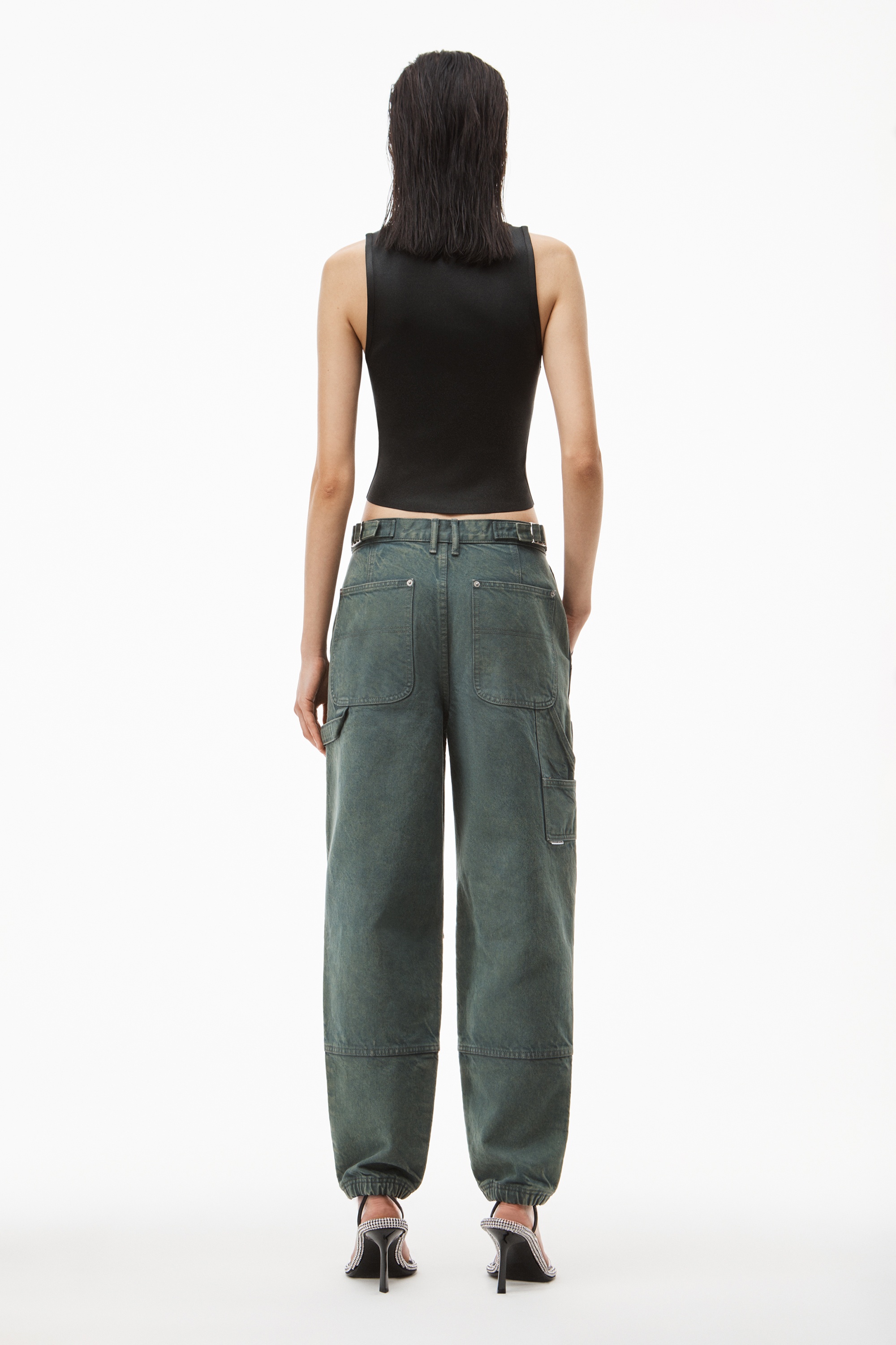 DOUBLE FRONT CARPENTER PANT IN DENIM - 5
