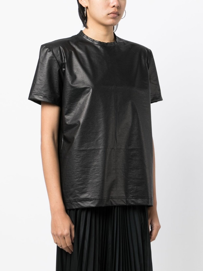 metallic short-sleeve T-shirt 3