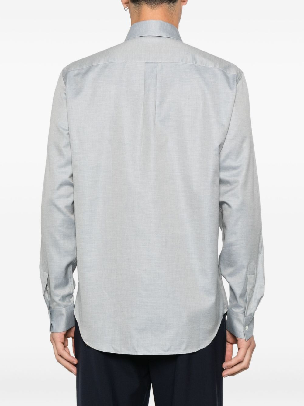 button-down cotton shirt - 4