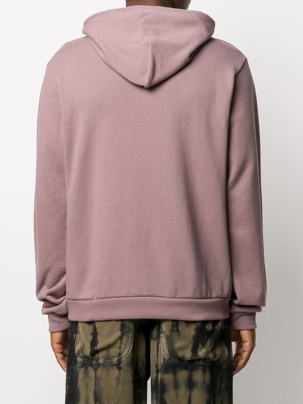 plain drawstring hoodie - 4