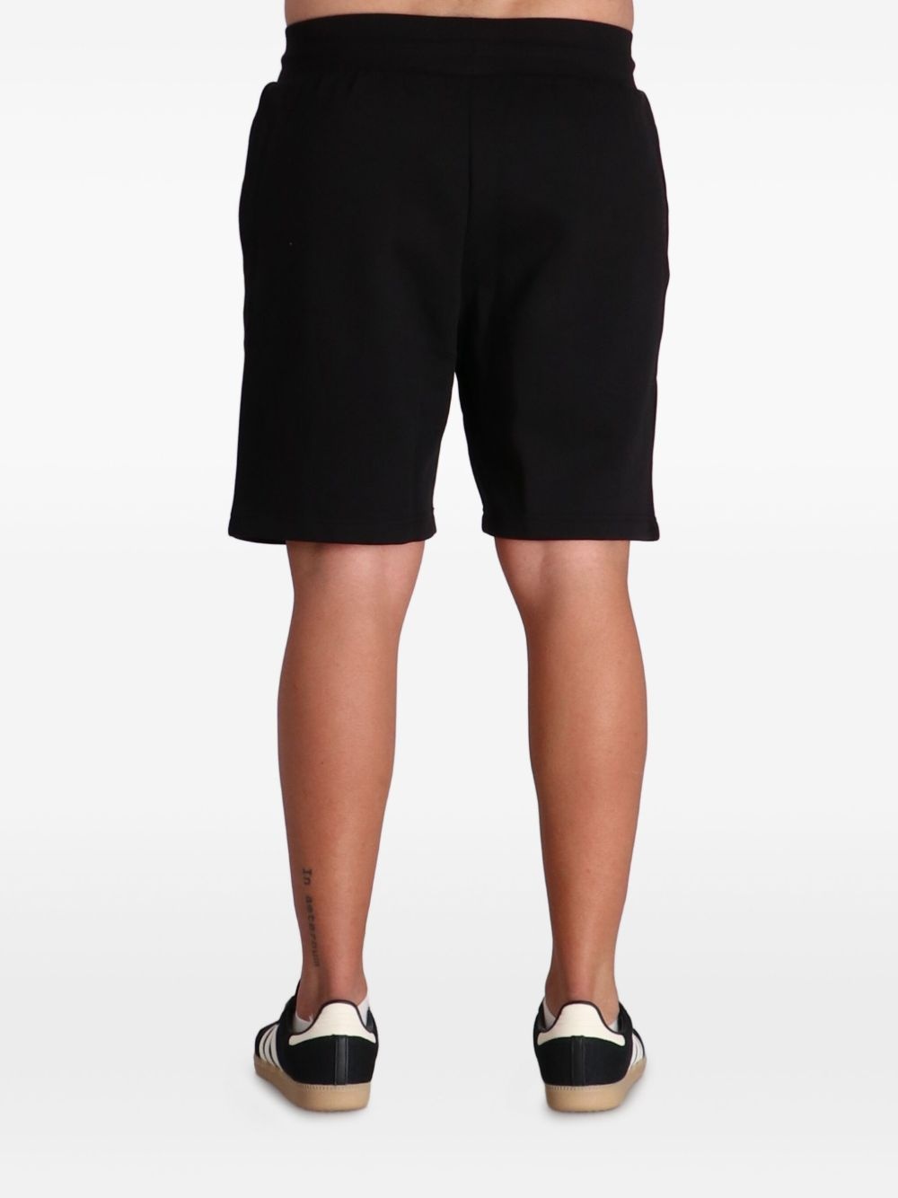 logo-print track shorts - 4