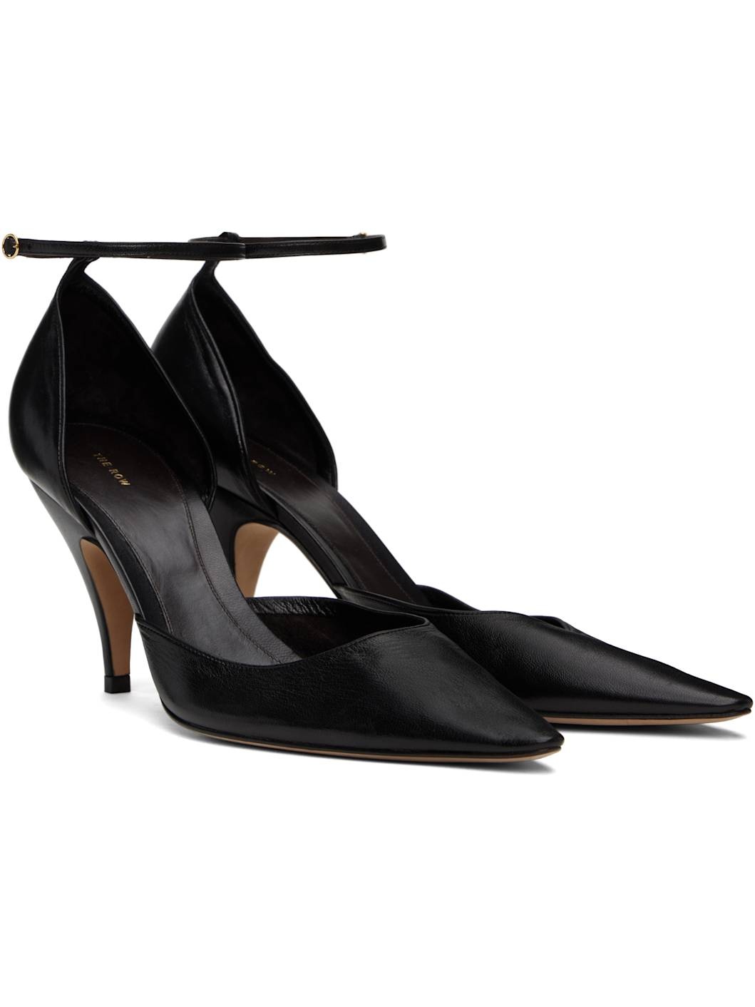 Black Liisa D'Orsay Heels - 4