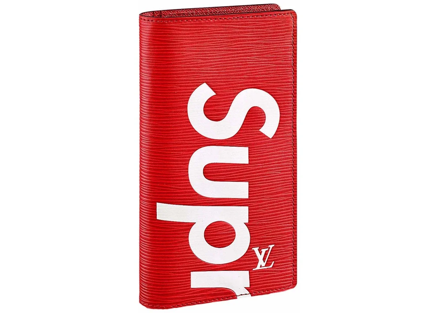 Louis Vuitton x Supreme Brazza Wallet Epi Red - 1