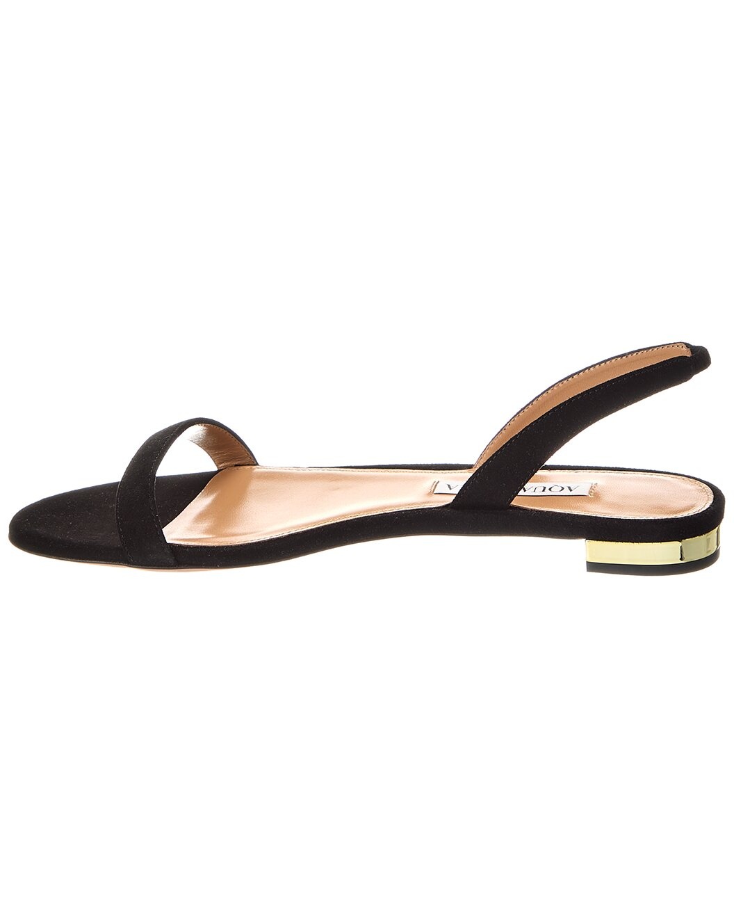 Aquazzura So Nude Suede Slingback Sandal - 2