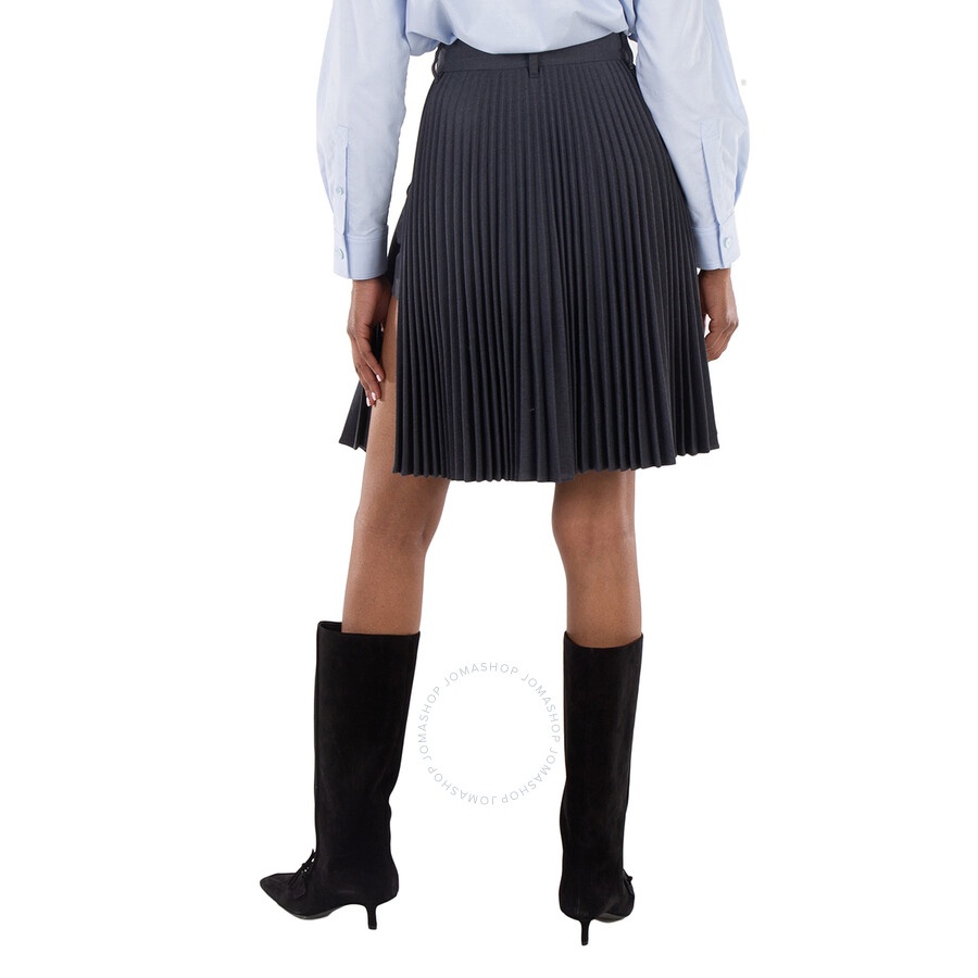 Burberry Black Yuliya Pleated Skirt, Brand Size 2 (US Size 0) - 6