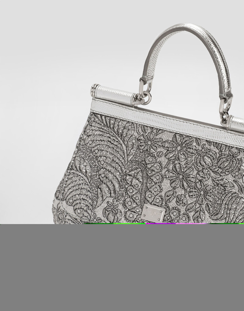 Medium Sicily handbag in brocade 6