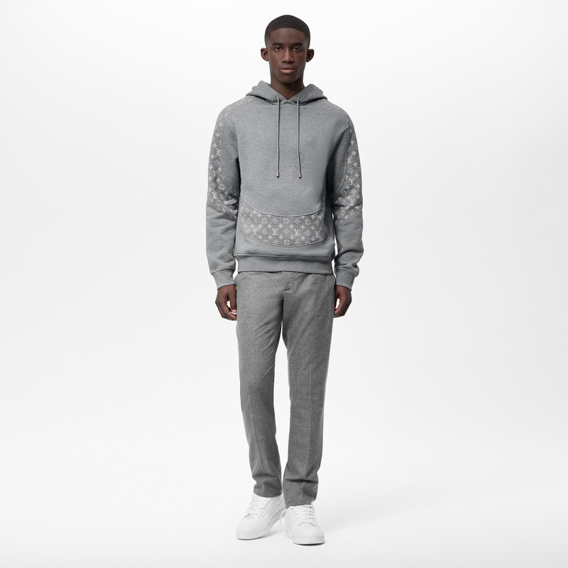 Louis Vuitton Monogram Circle Cut Hoodie outlook