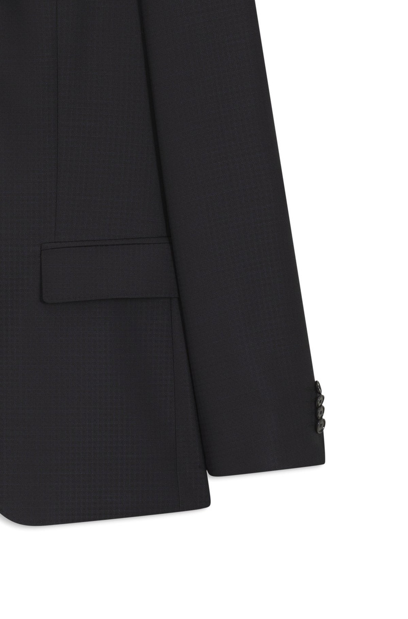 THREE-PIECE SLIM-FIT SUIT IN PATTERNED VIRGIN WOOL 9