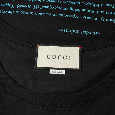 GUCCI Gucci Mask Print Logo Tee outlook